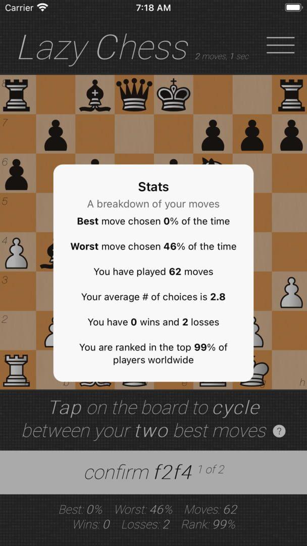 Lazy Chess