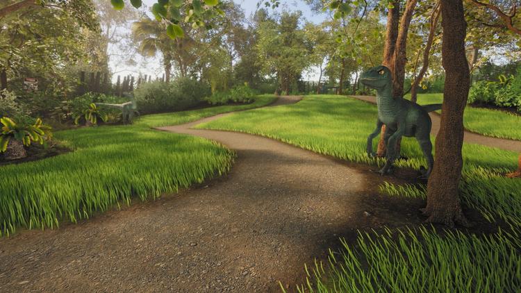 Lawn Mowing Simulator: Dino Safari