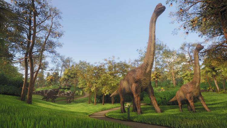 Lawn Mowing Simulator: Dino Safari