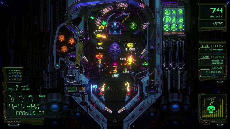 Xenotilt: Hostile Pinball Action